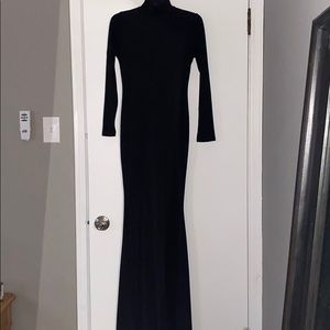 Long black dress size small